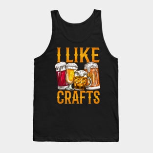 I Like Like Crafts - IPA Ale Beer drinking and brewing product Tank Top